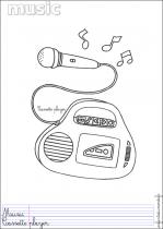 coloriage-radio-cassette-1